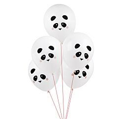 Suloiset panda ilmapallot, 5 kpl.