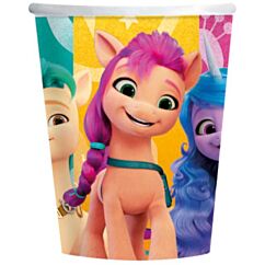 Suloiset My Little Pony pahvimukit.