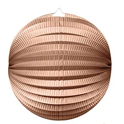 Paperilyhty - Ruusukultainen, Metallic,  Ø25cm
