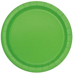 Pahvilautaset, Lime Vihreät, 22cm, 16 kpl