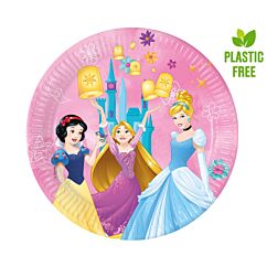Pahvilautaset - Disney Prinsessat, 23cm, 8kpl