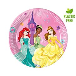 Pahvilautaset - Disney Prinsessat, 19cm, 8kpl