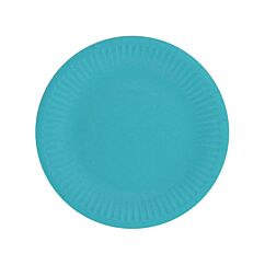 Pahvilautaset - Ocean blue, 18cm, 6kpl