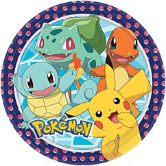 Pahvilautaset - Pokemon, 23cm, 8kpl