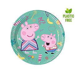 Pipsa Possu - Peppa Pig kertakäyttölautaset, 8 kpl.