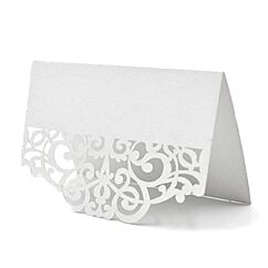 Paikkakortti 9x6cm - Laserleikattu kuvio, 5kpl