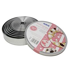 Pyöreä Muottisarja, 2cm-17,5cm, 19kpl