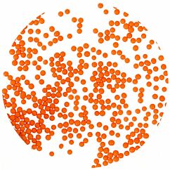 PME Sugar Pearls Orange - Syötäviä oransseja sokerihelmiä, 100g.