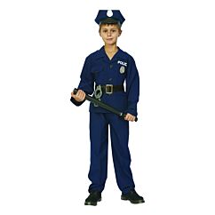 Lasten naamiaisasu - Poliisi, sininen,110/120