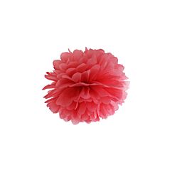 Punainen pom pom - 25 cm