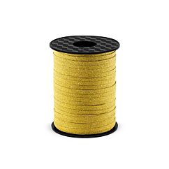 Kimalteleva kullanvärinen glitter lahjanaru