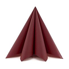 Premium Lautasliinat - Viininpunainen, 25kpl