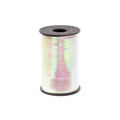 Yksi rulla iridescent lahjanarua, 225 m pikä ja 5 mm leveä.