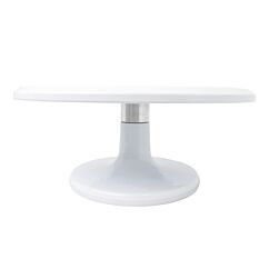 PME:n kallistettava ja pyörivä kakkualusta luistamattomalla pohjalla.