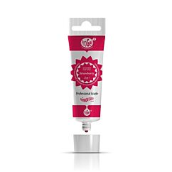 Rainbow Dust ProGel Strawberry - Mansikanpunainen pastaväri, 25g.