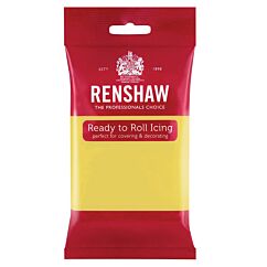 Renshaw Ready to Roll Icing Pastel Yellow - Pastellinkeltainen sokerimassa, 250g.