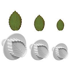 Painettavat muotit - Ruusunlehdet, 3kpl