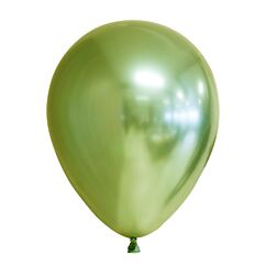 Chrome ilmapallot, vaaleanvihreä, 30cm, 10kpl