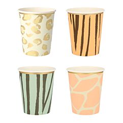 Pahvimukit, Safari Fun, 8kpl