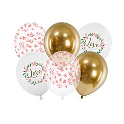 Ilmapallot -  Love mix, 6kpl