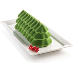Silikoninen kakkuvuoka kuusimetsä - Silikomart 3D Büche Sapin, 25 cm.