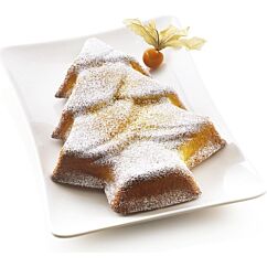 Silikoninen kakkuvuoka Joulukuusi - Silikomart 3Design Christmas Tree, 28 x 20 cm.