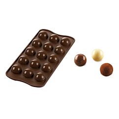 Silikomart silikonimuotti -  Pyöreät pienet praliinit,  25 mm.