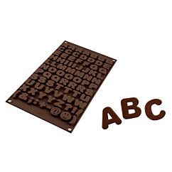 Silikomartin Silikoninen suklaamuotti - Kirjaimet