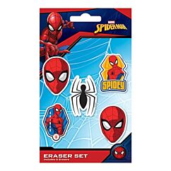 Pyyhekumisetti - Spiderman, 5kpl