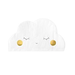 Lautasliinat lastenjuhliin pilvenmuotoiset