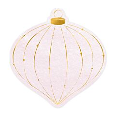 Lautasliinat, Joulupallo, Vaaleanpunainen, 20kpl