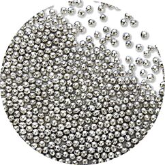 PME Silver Nonpareils - Hopeiset nonparellit.