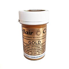 Sugarflair Pastaväri - Satin Gold, 25g
