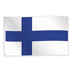 Suomen lippu, Polyesteri, 90x150cm