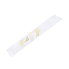 Olkanauha Bride To Be Kultateksti