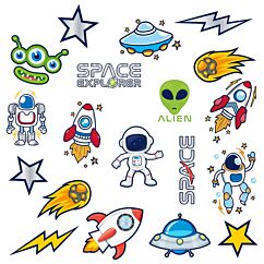 Tatuoinnit - Avaruus, 19kpl