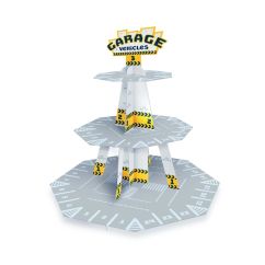 Tarjoiluteline - Parkkitalo, 3-tasoa