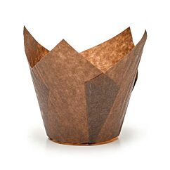 Ruskeat tulppaani -muffinivuoat, 200 kpl.