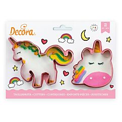 Yksisarvispiparimuotit, 2 kpl.