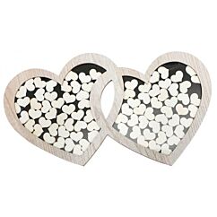 Vieraskirja, Puiset Sydämet, 60cm