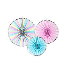 Paperiviuhkat - Unicorn Mix, 3kpl
