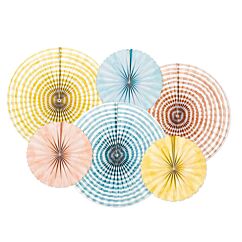 Paperiviuhkat mix 6 kpl - Summer Time