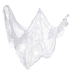 Valkoinen kangasverkko, 76cmx228cm