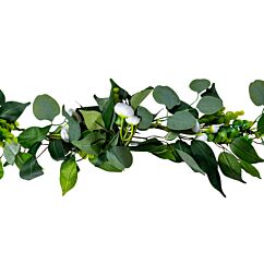 Kukkaköynnös - Pionit ja eukalyptus, 1,3m