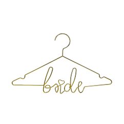 Kultainen vaateripustin "bride".