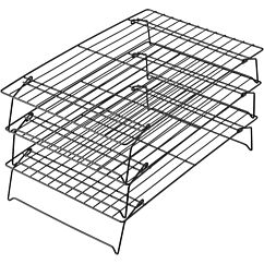 Wiltonin 3-kerroksinen metallinen jäähdytysritilä, 40 x 25 cm.