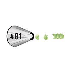 Wiltonin puolipyöreä terälehtitylla #81