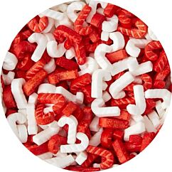 Wilton Sprinkles Candy Canes - piparminttutanko strösseli/koristerae.