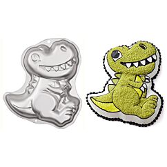 Wiltonin alumiininen dinosaurus -kakkuvuoka.