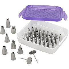 Wilton Master Tip Set - Iso tyllasetti joka sisältää 55 tyllaa.